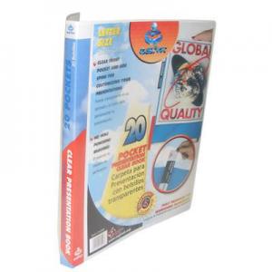 CARPETA P/PRESENTACIONES X 20 BOLSILLOS
