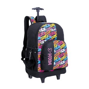 MOCHILA/MORRAL GRANDE CON RUEDAS JOY GRAFFITI
