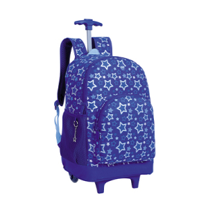 MOCHILA / MORRAL GRANDE CON RUEDAS JOY BLUE STARS